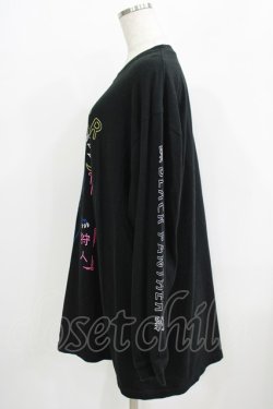 画像2: LISTEN FLAVOR / ブラックパンサーロンT  ブラック H-25-09-20-040-PU-TO-KB-ZH