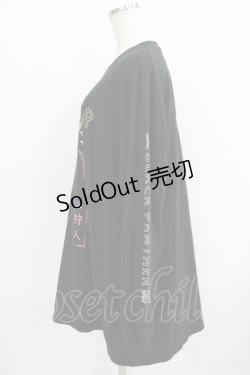 画像2: LISTEN FLAVOR / ブラックパンサーロンT  ブラック H-25-09-20-040-PU-TO-KB-ZH