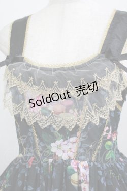 画像5: Triple fortune / マカロンティータイムジャンパースカート  ブラック H-25-09-20-004-EL-OP-KB-ZH