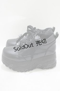 画像2: YOSUKE / 厚底スニーカー 36(約23cm) ブラック H-25-09-20-067-PU-SH-KB-ZH