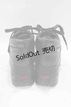 画像3: YOSUKE / 厚底スニーカー 36(約23cm) ブラック H-25-09-20-067-PU-SH-KB-ZH