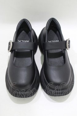 画像1: MILK / Babyスニーカー S(23cm) ブラック H-25-09-20-068-ML-SH-KB-ZH