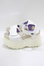 画像2: 【SALE】YOSUKE / 厚底サンダル 23.5 白 H-25-09-20-073-PU-SH-KB-ZTK003 (2)