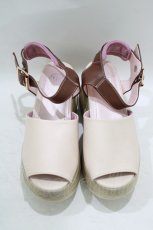 画像1: 【SALE】YOSUKE / 厚底サンダル 23.0 ピンク H-25-09-20-074-PU-SH-KB-ZTK003 (1)