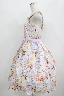画像2: Emily Temple cute / Anniversary Patchworkキャミソールワンピース  pop(ピンクベース) H-25-09-20-007-ET-OP-KB-ZH