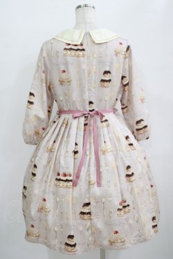 画像3: Leur Getter / Cream Choux Puff袖付きワンピース L グレー H-25-09-20-008-LU-OP-KB-ZH