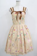 Emily Temple cute / LuLuルームノースリーブワンピース  チャ H-25-09-20-009-ET-OP-KB-ZH