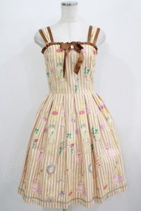 Emily Temple cute / LuLuルームノースリーブワンピース  チャ H-25-09-20-009-ET-OP-KB-ZH