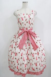 Melody BasKet / Cherry soda popジャンパースカート  アイボリー H-25-09-20-002-LO-OP-KB-ZT340