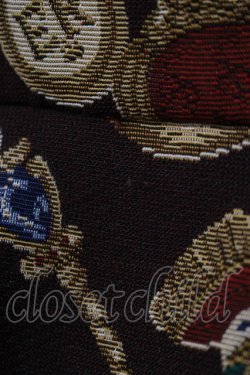 画像6: Jane Marple / ロイヤルコレクションゴブランのキャミワンピース  エンジ H-25-09-20-013-JM-OP-KB-ZH