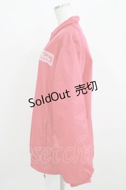 画像2: Katie / SOUVENIR BEAR coach jacket L レッド H-25-09-20-018-LO-JA-KB-ZH