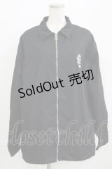 NieR Clothing / バックプリント裏起毛ジャケット F 黒 H-25-09-20-019-PU-JA-KB-ZH