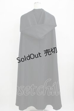 画像3: ATELIER BOZ / フード付きロングマント  黒 H-25-09-20-020-EL-CO-KB-ZH