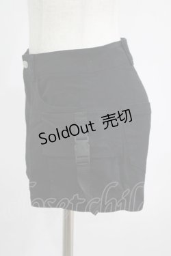画像2: LISTEN FLAVOR / カーゴショートパンツ  ブラック H-25-09-20-023-PU-PA-KB-ZH