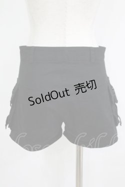 画像3: LISTEN FLAVOR / カーゴショートパンツ  ブラック H-25-09-20-023-PU-PA-KB-ZH