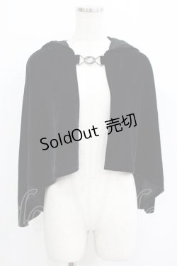 画像1: KILL STAR / CAYLLEY CLOAKケープ S ブラック H-25-09-20-024-SL-TO-KB-ZH