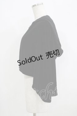 画像2: KILL STAR / CAYLLEY CLOAKケープ S ブラック H-25-09-20-024-SL-TO-KB-ZH