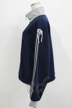 画像2: Fi.n.t / リボンライントラックジャケット Free NAVY H-25-09-21-024-CA-JA-NS-ZH