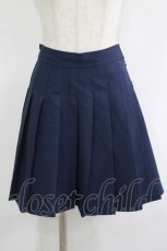 画像1: Fi.n.t / プリーツミニスカパン Free NAVY H-25-09-21-026-CA-PA-NS-ZH (1)