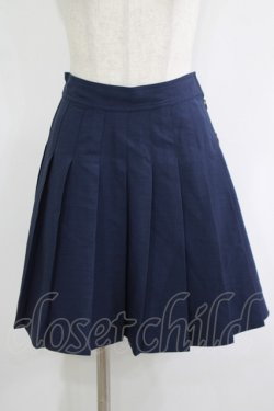 画像1: Fi.n.t / プリーツミニスカパン Free NAVY H-25-09-21-026-CA-PA-NS-ZH