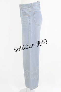 画像2: Fi.n.t / ローウエストバギーデニムパンツ 1 BLUE H-25-09-21-028-CA-PA-NS-ZH