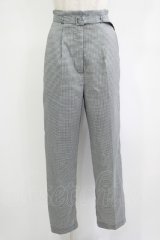 F&A / センタープレスタックパンツ Free BLACK×WH H-25-09-21-029-LO-PA-NS-ZH
