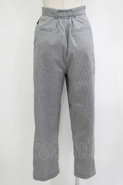 画像3: F&A / センタープレスタックパンツ Free BLACK×WH H-25-09-21-029-LO-PA-NS-ZH