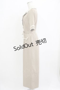 画像2: an another angelus / バイカラーマリンオールインワン Free L/BEIGE H-25-09-21-031-CA-OP-NS-ZH