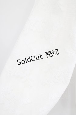 画像4: DearMyLoveRose / 選べる衿レースパフスリブラウス L アイボリー H-25-09-21-034-EL-BL-NS-ZH