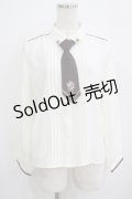 axes femme / ショートタイセットブラウス M 生成り H-25-09-21-037-AX-BL-NS-ZH