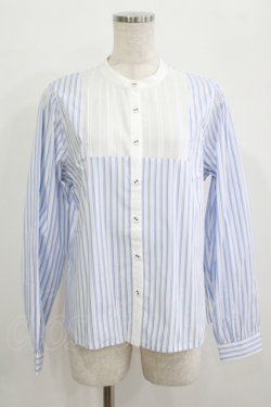 画像1: Fi.n.t / ヨーク切替ストライプシャツ Free BLUE×WH H-25-09-21-043-CA-BL-NS-ZH