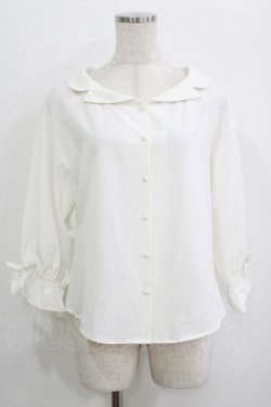 画像1: F&A / オフショル開衿シャツ Free OFFWHITE H-25-09-21-050-LO-BL-NS-ZH