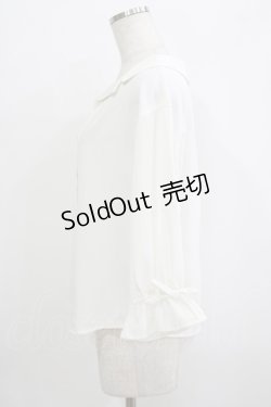 画像2: F&A / オフショル開衿シャツ Free OFFWHITE H-25-09-21-050-LO-BL-NS-ZH