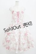 metamorphose / 【プラスサイズ】シャーロットティアードジャンパースカート プラスサイズ オフ白 H-25-09-21-004-ME-OP-NS-ZH