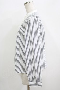 画像2: Fi.n.t / ヨーク切替ストライプシャツ Free BLACK×WH H-25-09-21-053-CA-BL-NS-ZH