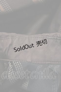 画像3: Jane Marple Dans Le Salon / レジメンタルストライプフリルカラーワンピース M ブラウン H-25-09-21-1028-JM-OP-KB-ZH