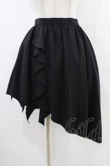 PEACE NOW / アシメスカート  黒 H-25-09-21-1035-PU-SK-KB-ZH