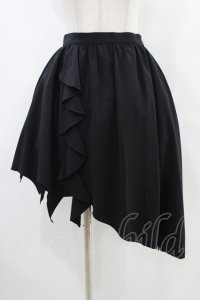 PEACE NOW / アシメスカート  黒 H-25-09-21-1035-PU-SK-KB-ZH