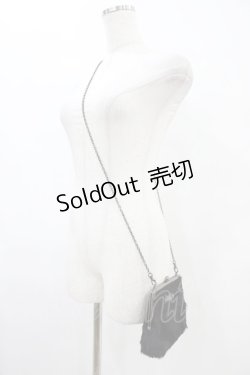 画像2: BPN / ファーがま口ショルダー  黒 H-25-09-21-1007-GO-BG-KB-ZH