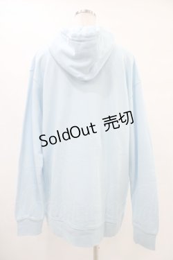 画像2: NieR Clothing / プリントプルパーカー 2XL サックス H-25-09-21-1051-PU-TO-KB-ZH