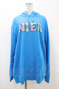 NieR Clothing / プリントプルパーカー 2XL 青 H-25-09-21-1052-PU-TO-KB-ZH