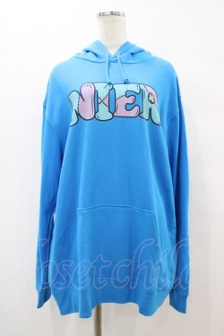 画像1: NieR Clothing / プリントプルパーカー 2XL 青 H-25-09-21-1052-PU-TO-KB-ZH