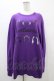 画像1: NieR Clothing / プリントSWEAT  2XL パープル H-25-09-21-1054-PU-TO-KB-ZH (1)