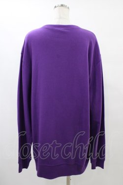 画像2: NieR Clothing / プリントSWEAT  2XL パープル H-25-09-21-1054-PU-TO-KB-ZH