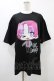 画像1: NieR Clothing / プリント半袖CUTSEW XL 黒 H-25-09-21-1055-PU-TO-KB-ZH (1)