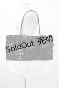 西麻布サーカス団 / プリント切替BAG  黒×白 H-25-09-21-1009-HN-BG-KB-ZH