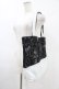 画像2: 西麻布サーカス団 / プリント切替BAG  黒×白 H-25-09-21-1009-HN-BG-KB-ZH (2)