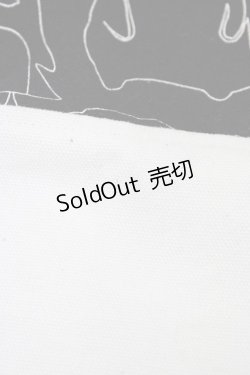 画像3: 西麻布サーカス団 / プリント切替BAG  黒×白 H-25-09-21-1009-HN-BG-KB-ZH