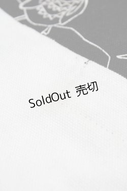 画像4: 西麻布サーカス団 / プリント切替BAG  黒×白 H-25-09-21-1009-HN-BG-KB-ZH