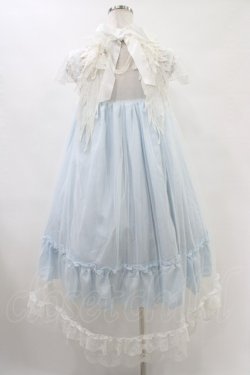画像2: MR corset / クロシェット風エンジェルウィングワンピース  ブルー H-25-09-21-1018-PU-OP-KB-ZH